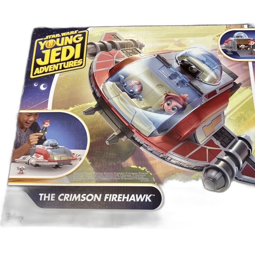 Disney Star Wars Young Jedi Adventures The Crimson FireHawk Playset - Brand NEW